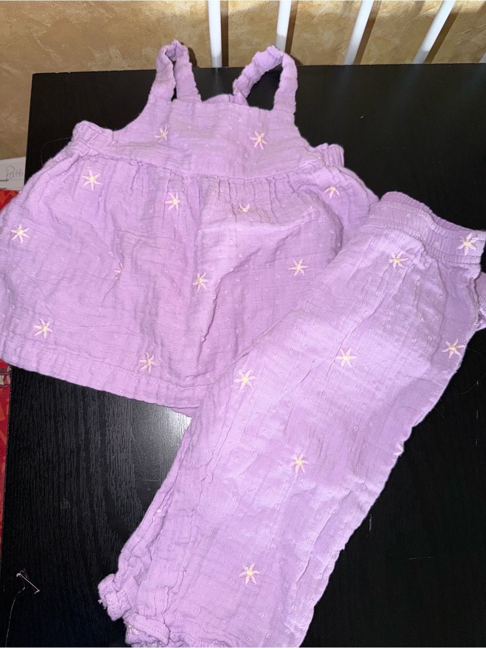 Cat & Jack Lavender Baby Two-Piece Outfit